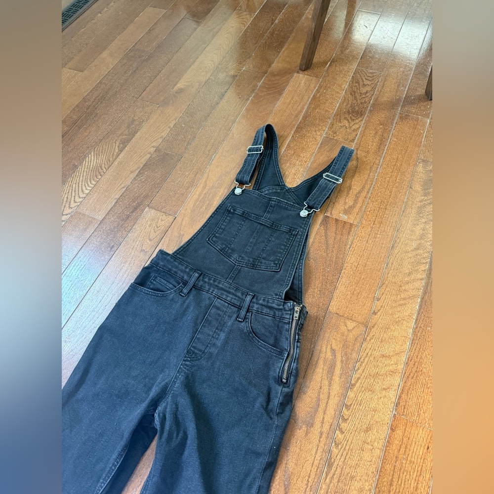 Levi's Black Denim Overalls